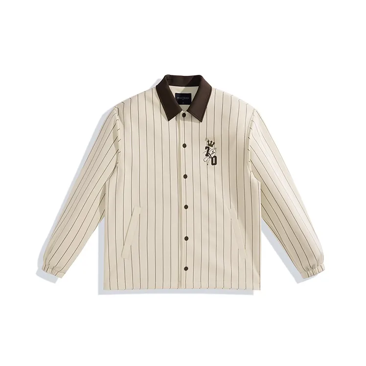 PEACEBIRD MEN Jackets Unisex White Loose Fit
