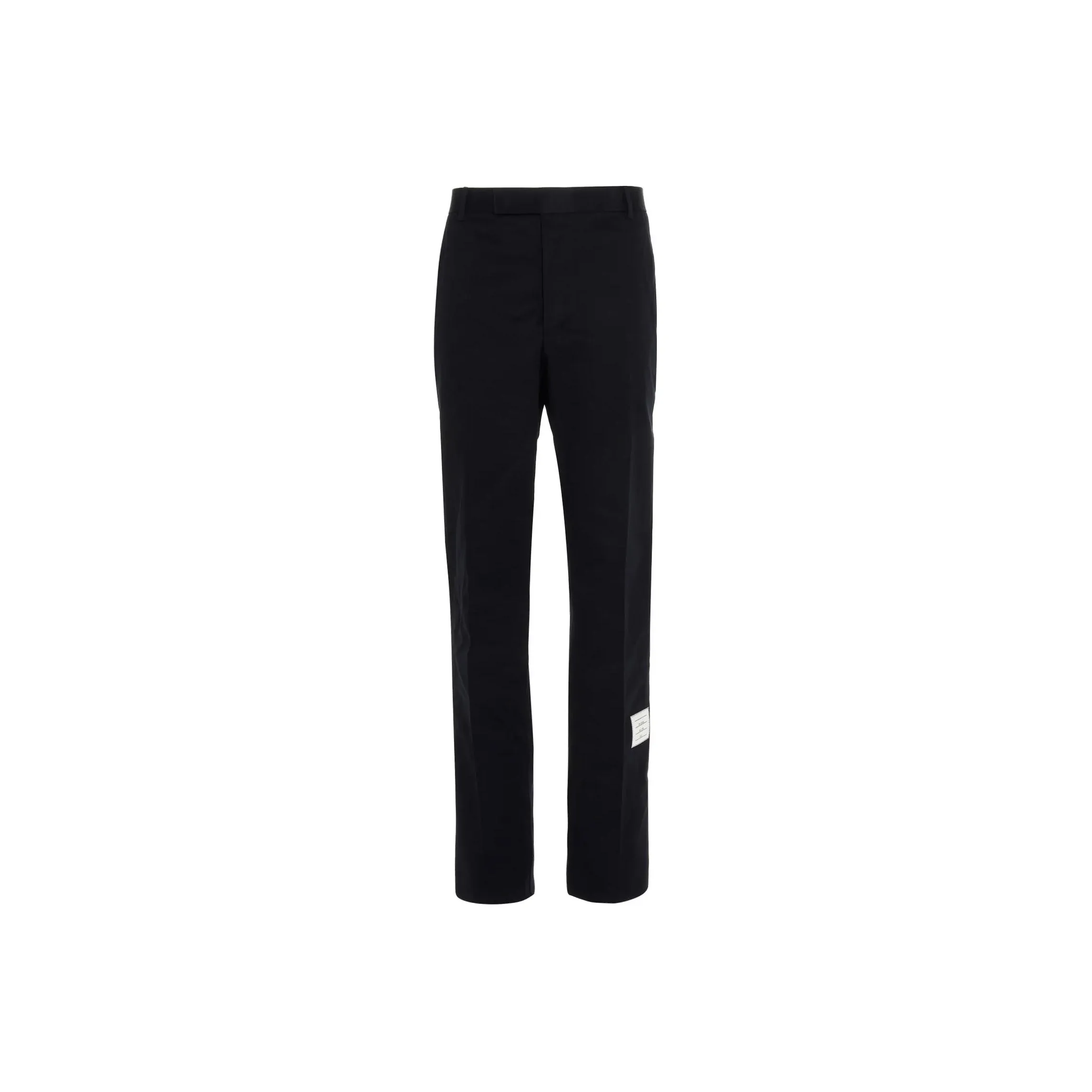 THOM BROWNE Logo Patch Chino Pants