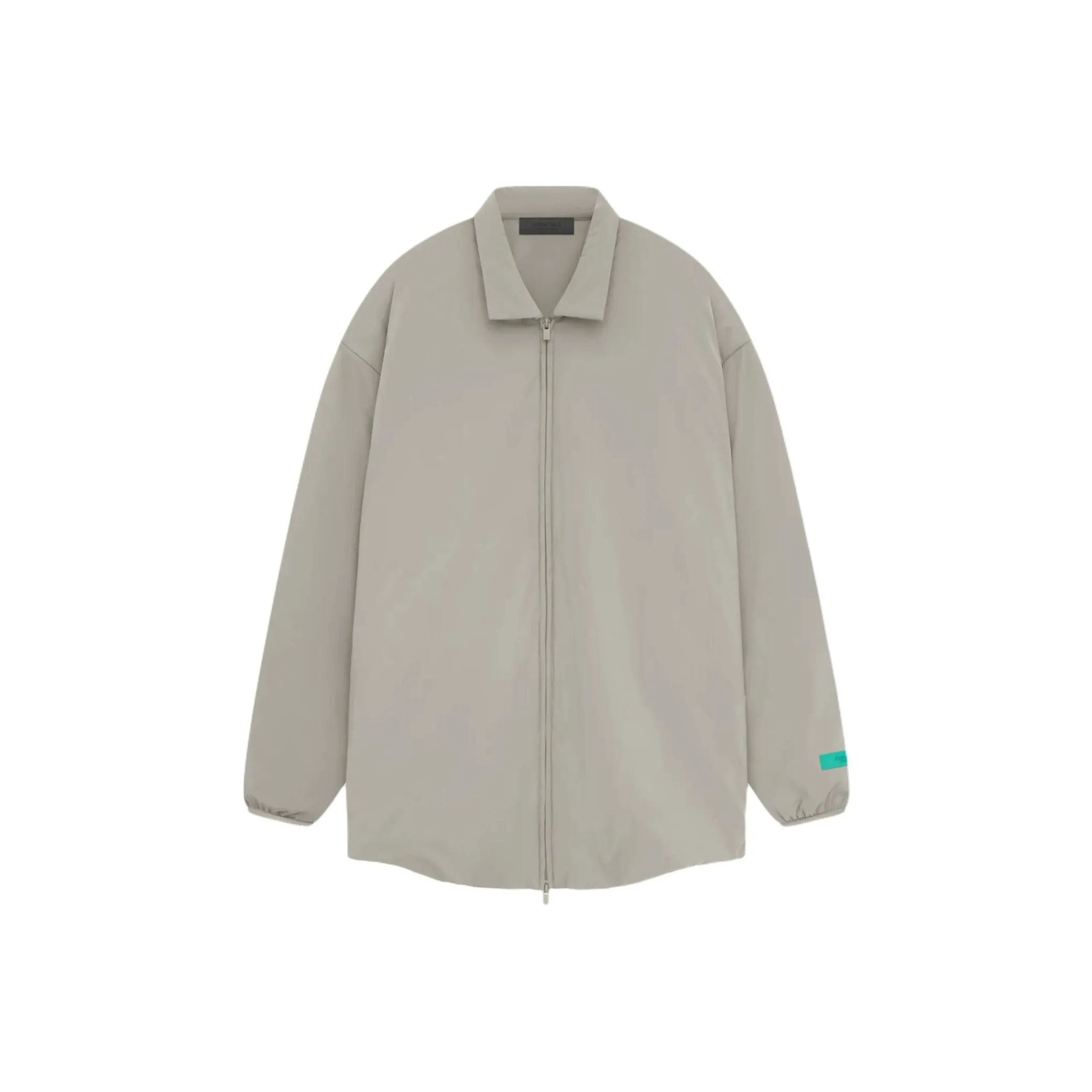 Fear of God Essentials SS24 Drop2 Нейлоновая наполненная рубашка Куртка Куртки Пальто Мужской Цвет серый