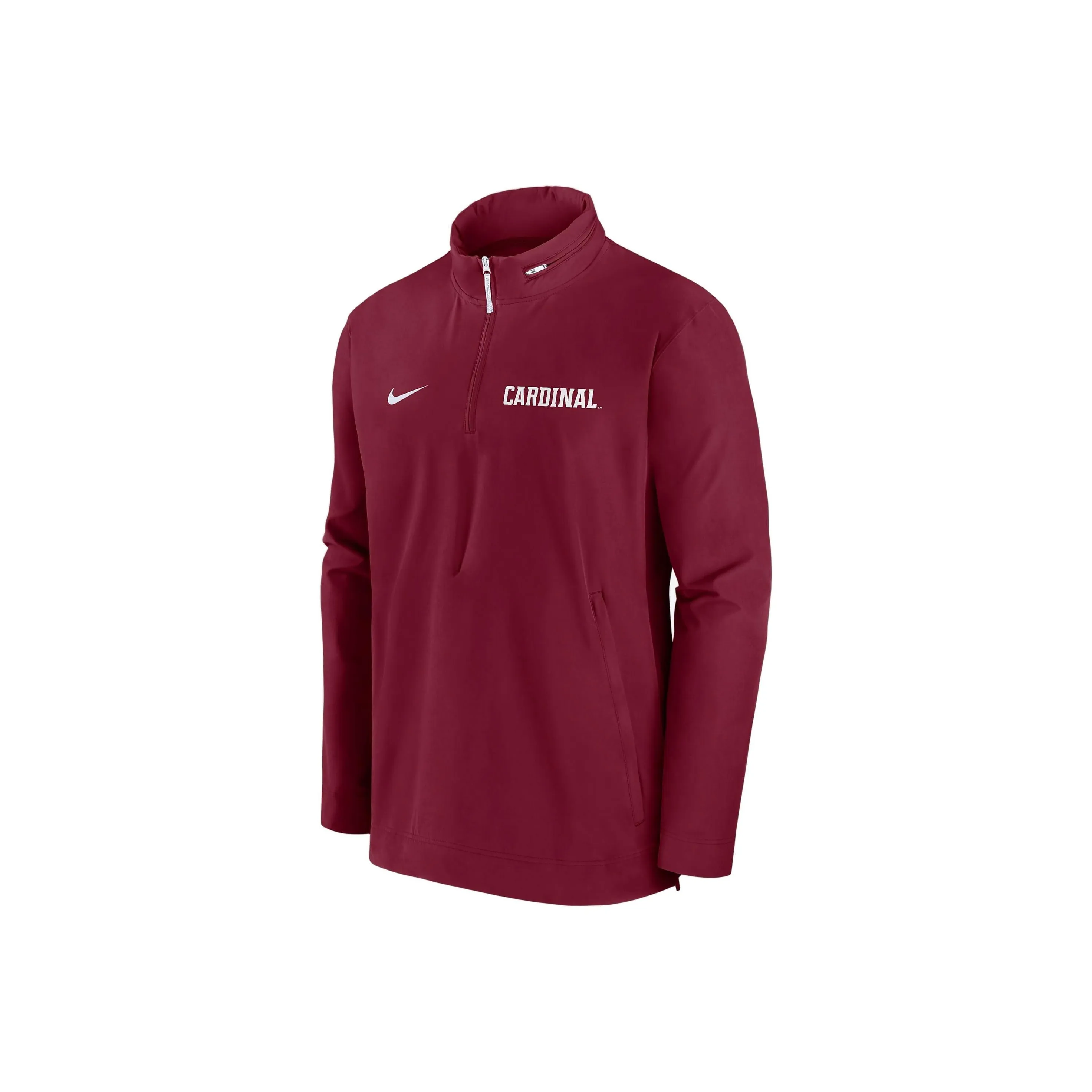 Nike Stanford Cardinal Sideline Coach Men's Nike College 1/2 Zip Hooded Jacket