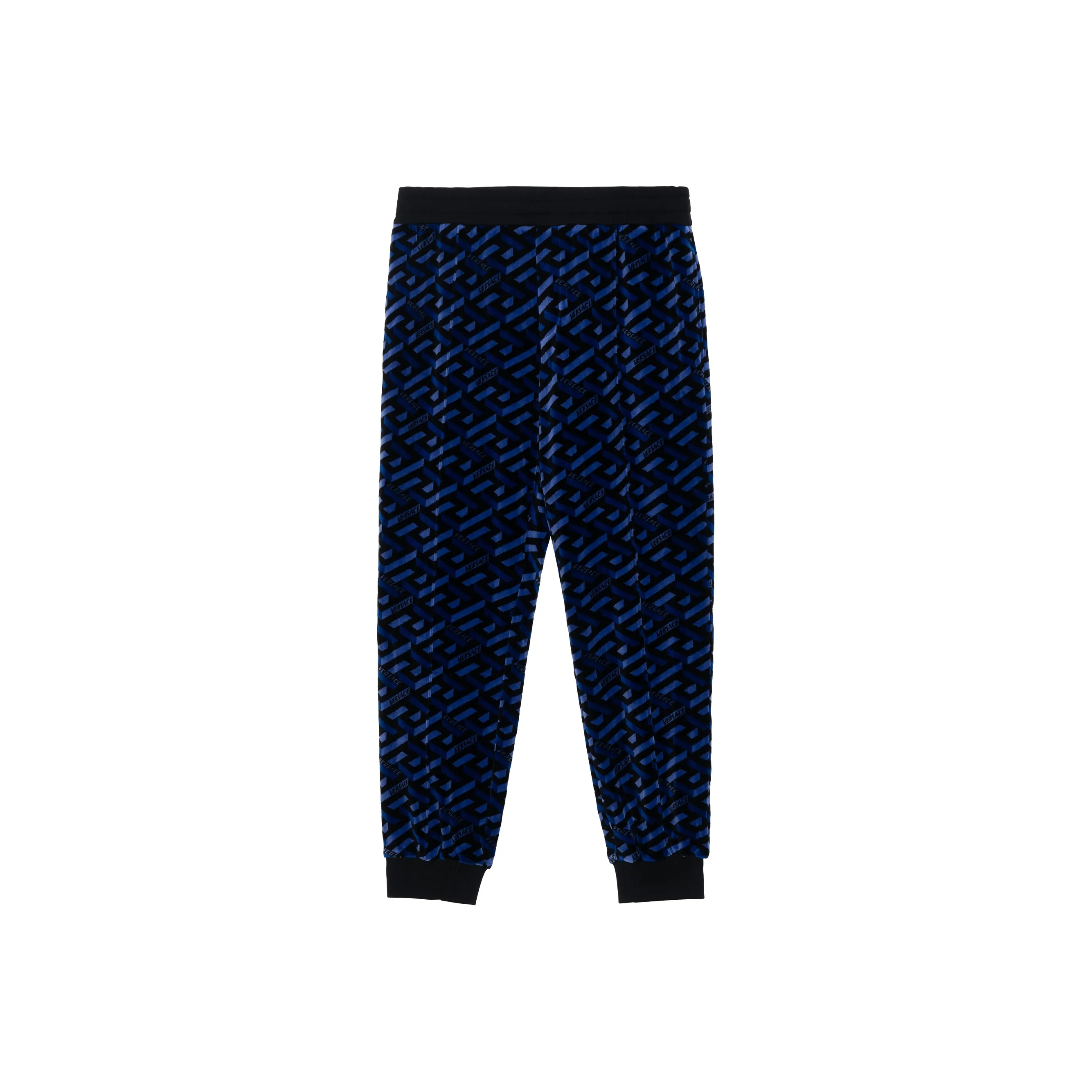 VERSACE La Greca Print Chenille Trackpants