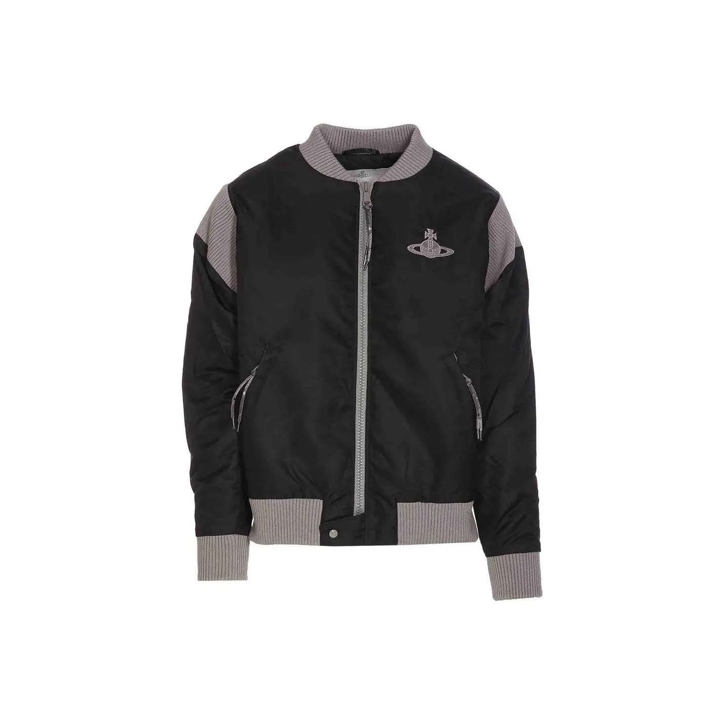 Vivienne Westwood Orb Embroidered Zipped Jacket