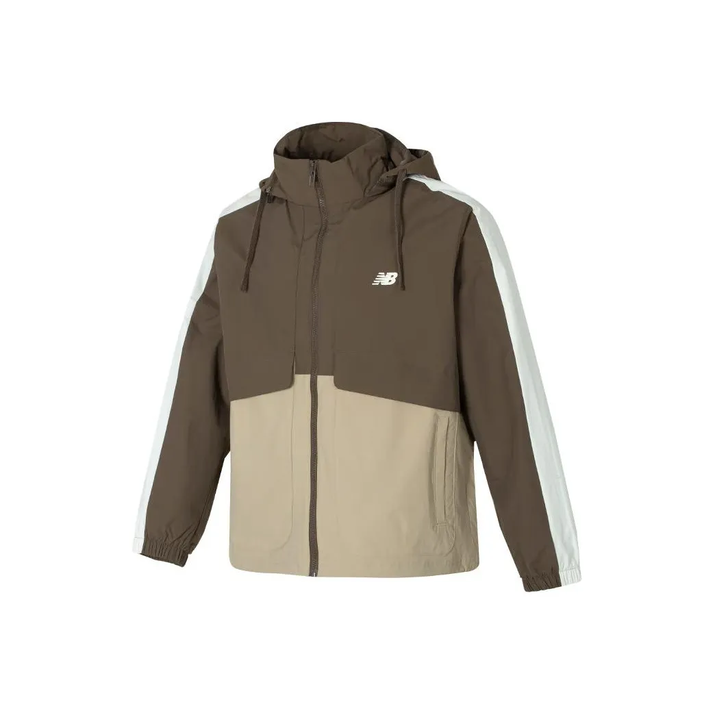 New Balance совместные куртки и пальто унисекс коричневые