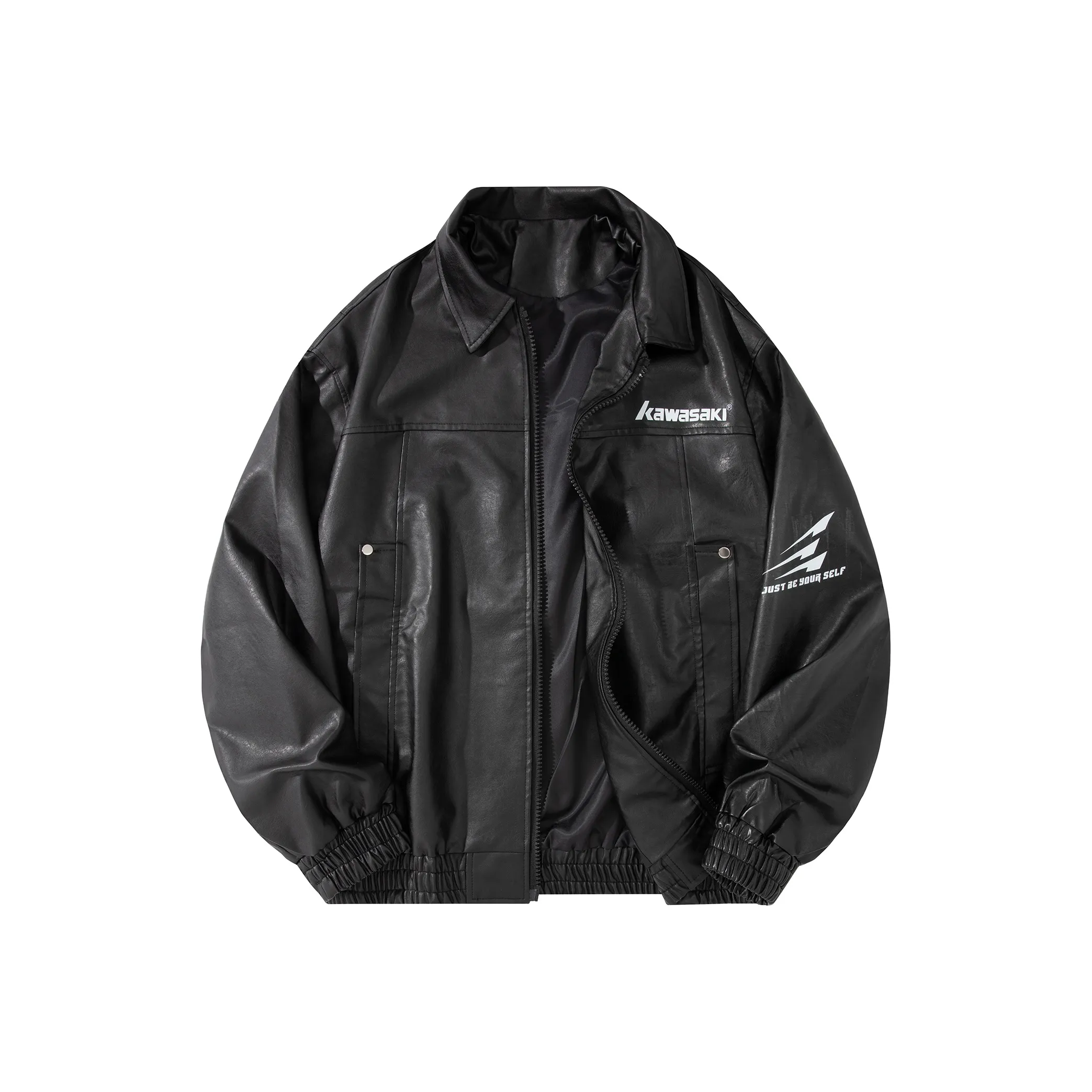 Куртки и пальто Kawasaki унисекс черного цвета