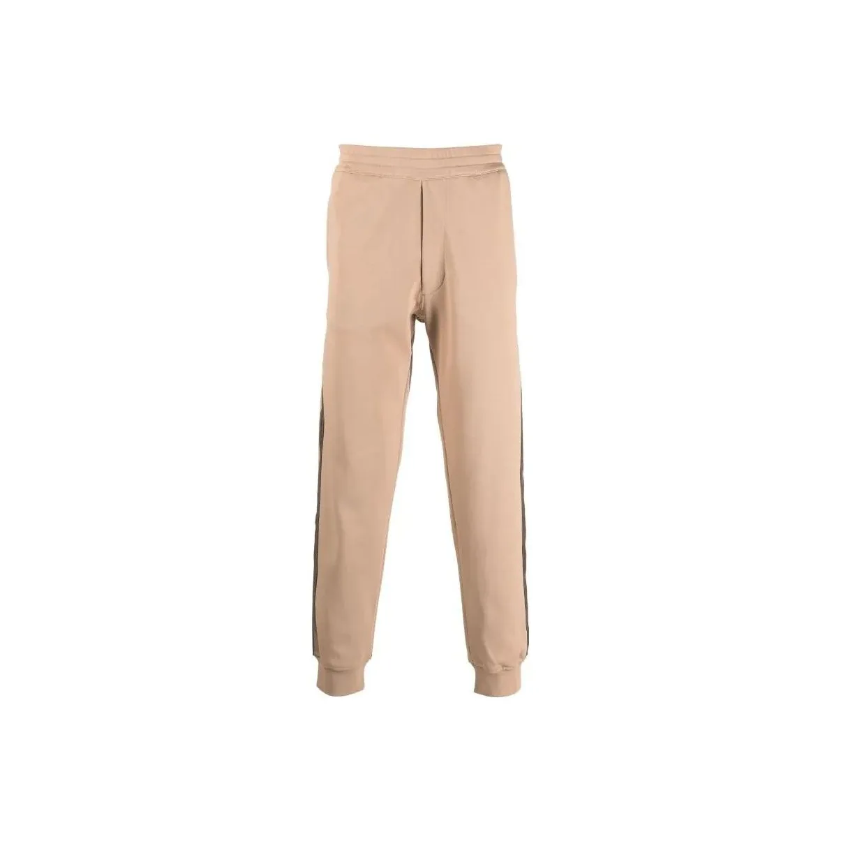 Alexander McQueen Knitted Sweatpants Men Camel Brown