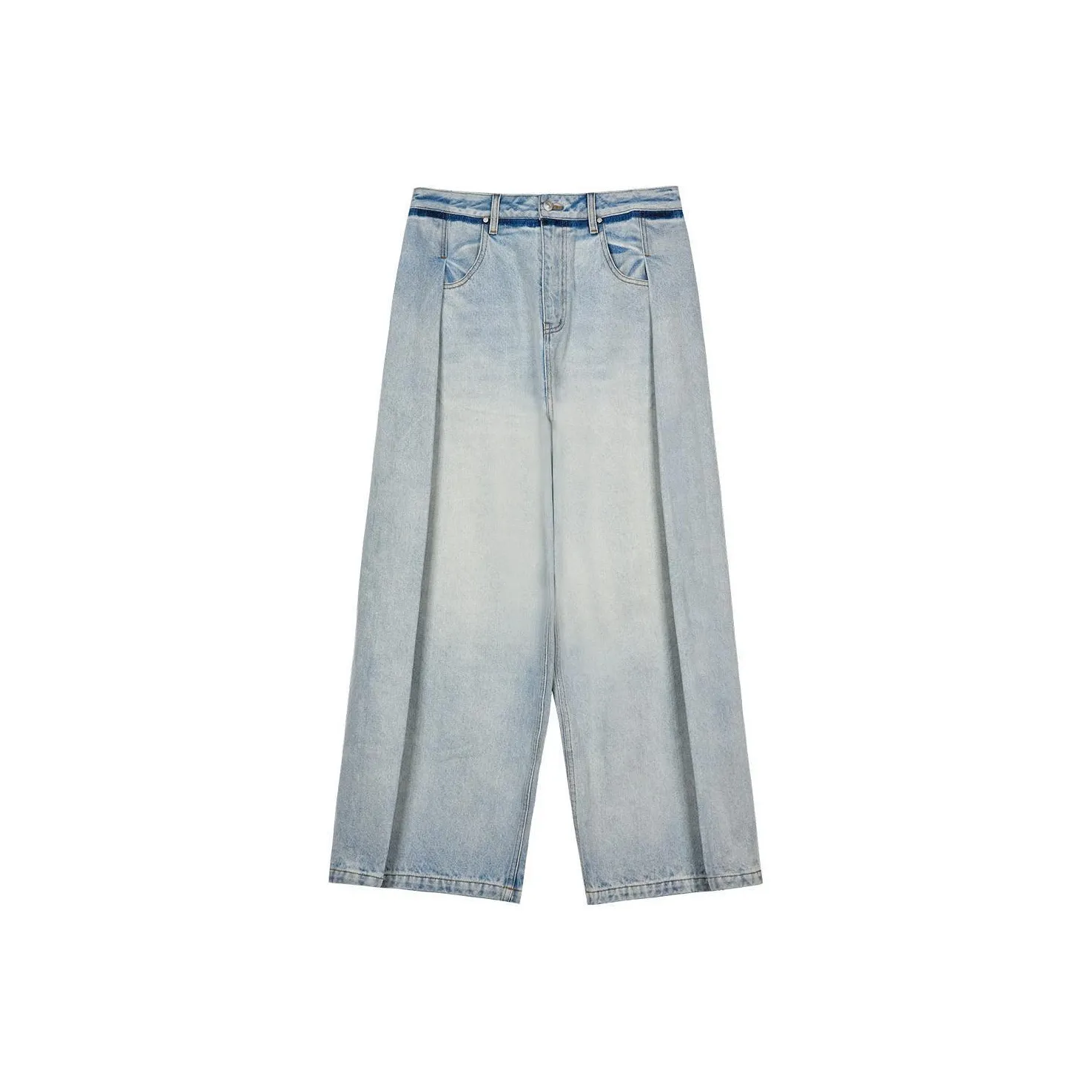 CANOTWAIT_ Jeans Unisex Light Blue