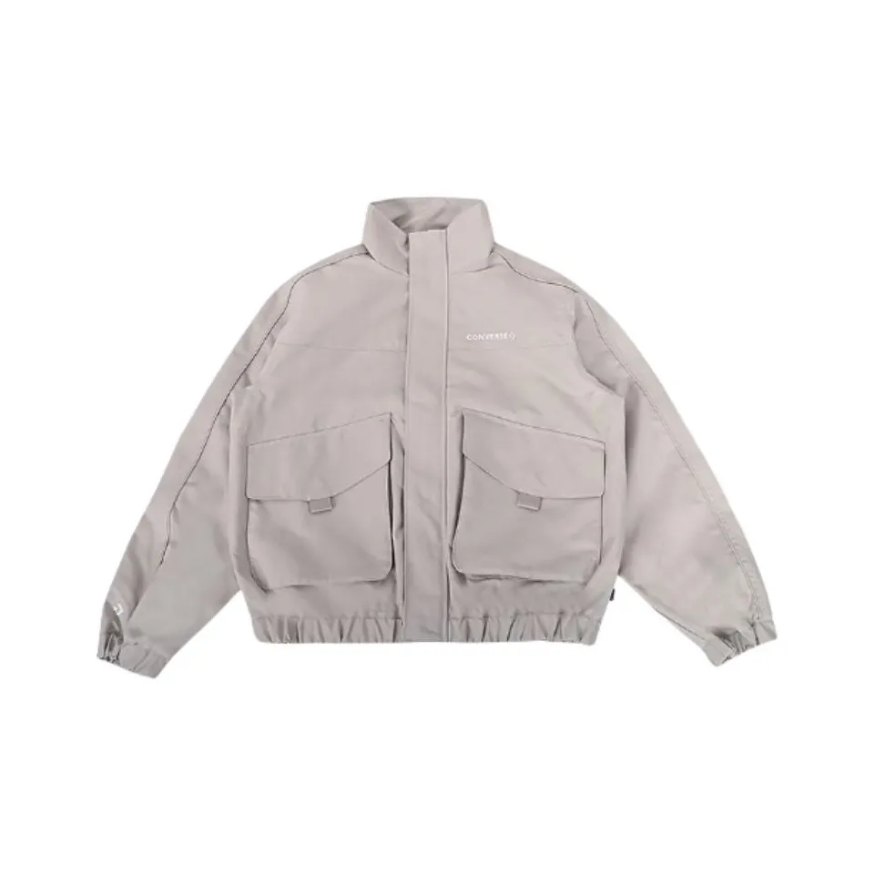 Конверс Куртка Унисекс Серый Белый