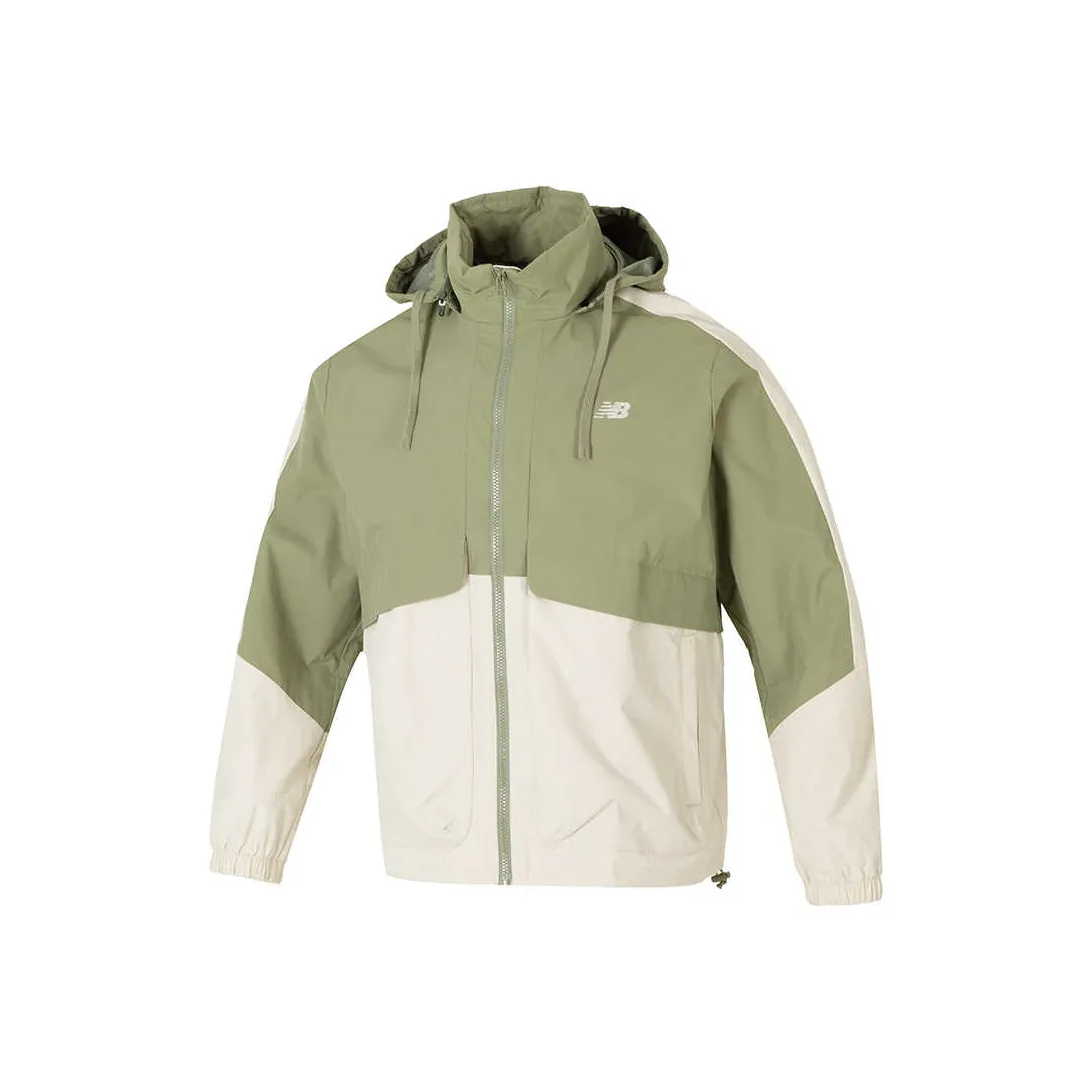 New Balance Sports Life Collection Jackets Unisex White Green