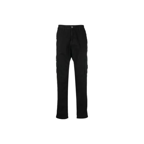STONE ISLAND Черные Мужские Брюки карго