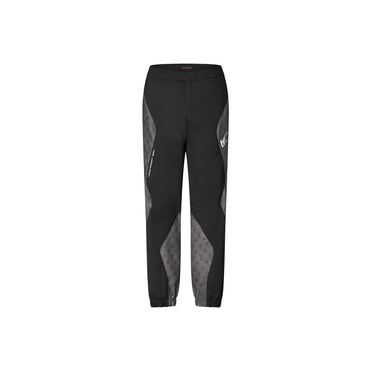 LOUIS VUITTON Knitted Sports Pants Men's Black
