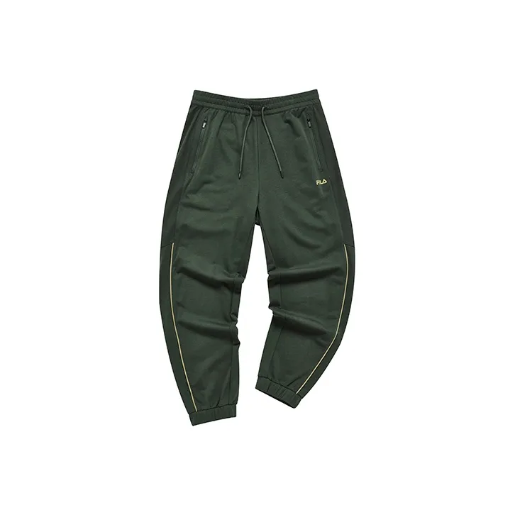 FILA FUSION Растение Зеленый Мужские Вязаные Тренировочные Штаны