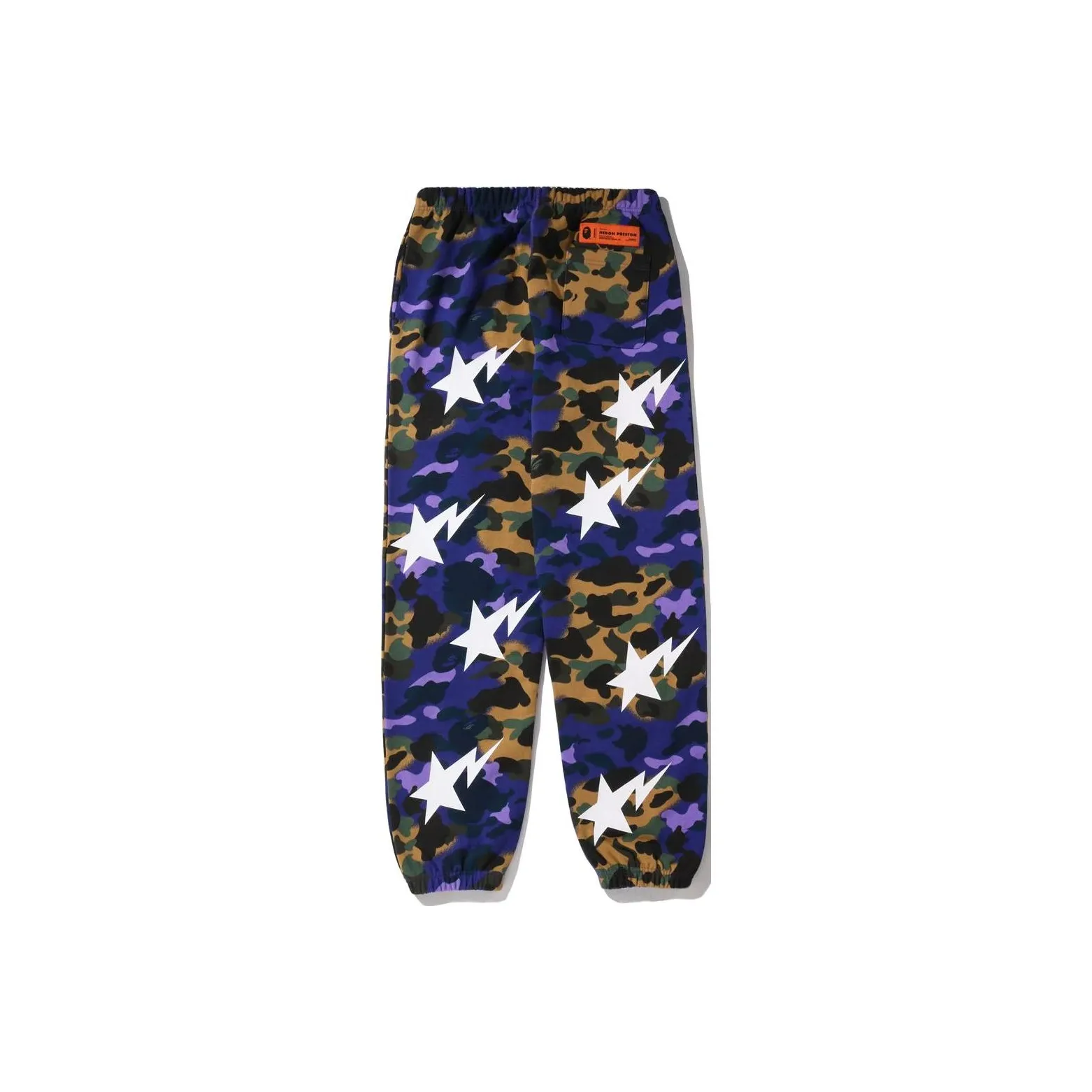 Dr Denim Nora Mom jeans a vita alta lavaggio stone wash X Heron Preston Mix 1st Camo Sweatpants
