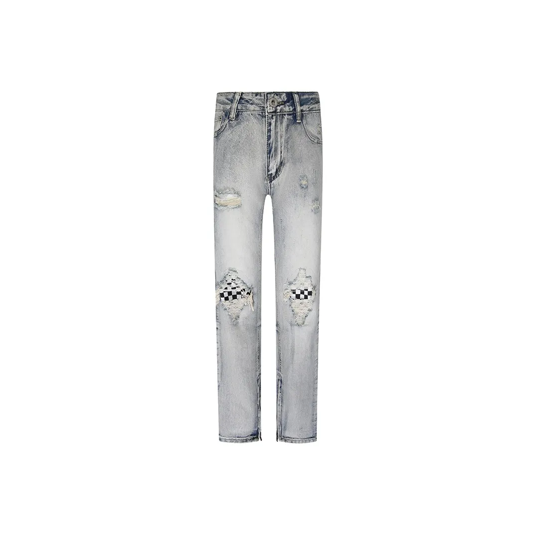 COOLALPACA Jeans Unisex Denim Blue