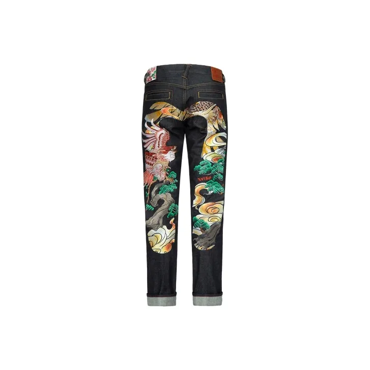 EVISU Jeans Men Denim Blue