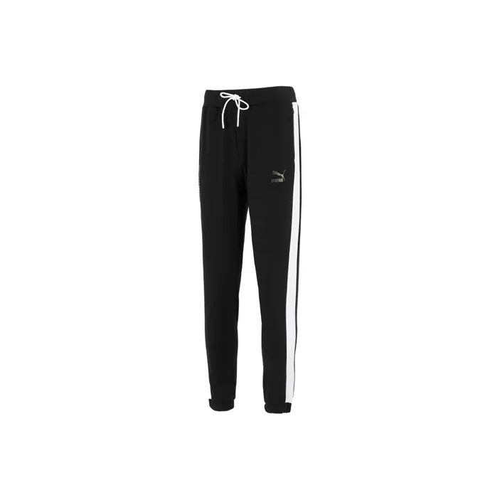 PUMA T7 New Suit Jogger Knitted Sweatpants Unisex Black