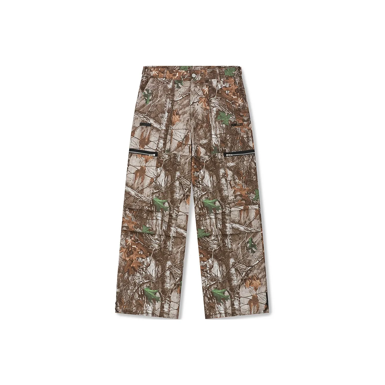 BONELESS Сетчатый Камуфляж Унисекс Карго Брюки
