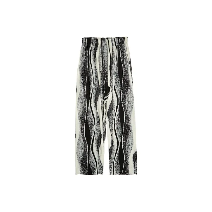 Raucohouse Повседневные брюки Осенний Унисекс Черный