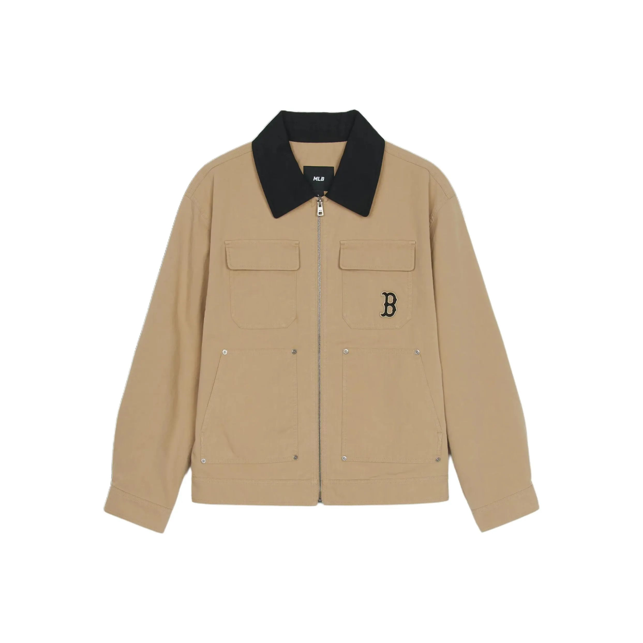 MLB Boston Red Sox Jacket Unisex Beige Yellow