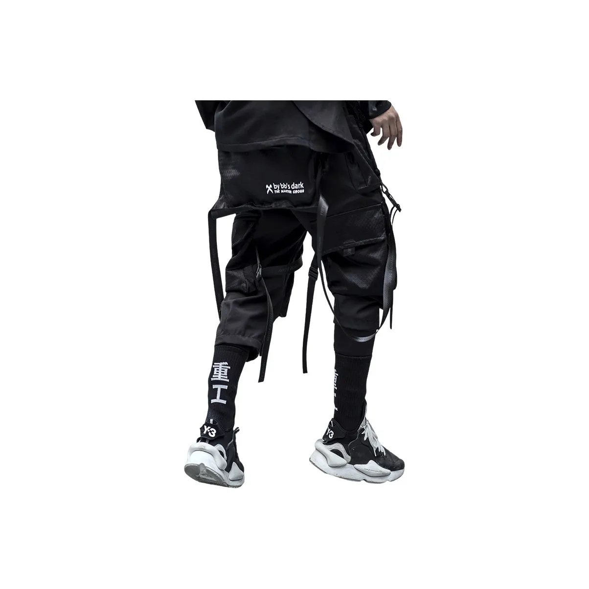 GUERRILLA GROUP Вязаные тренировочные штаны унисекс черные