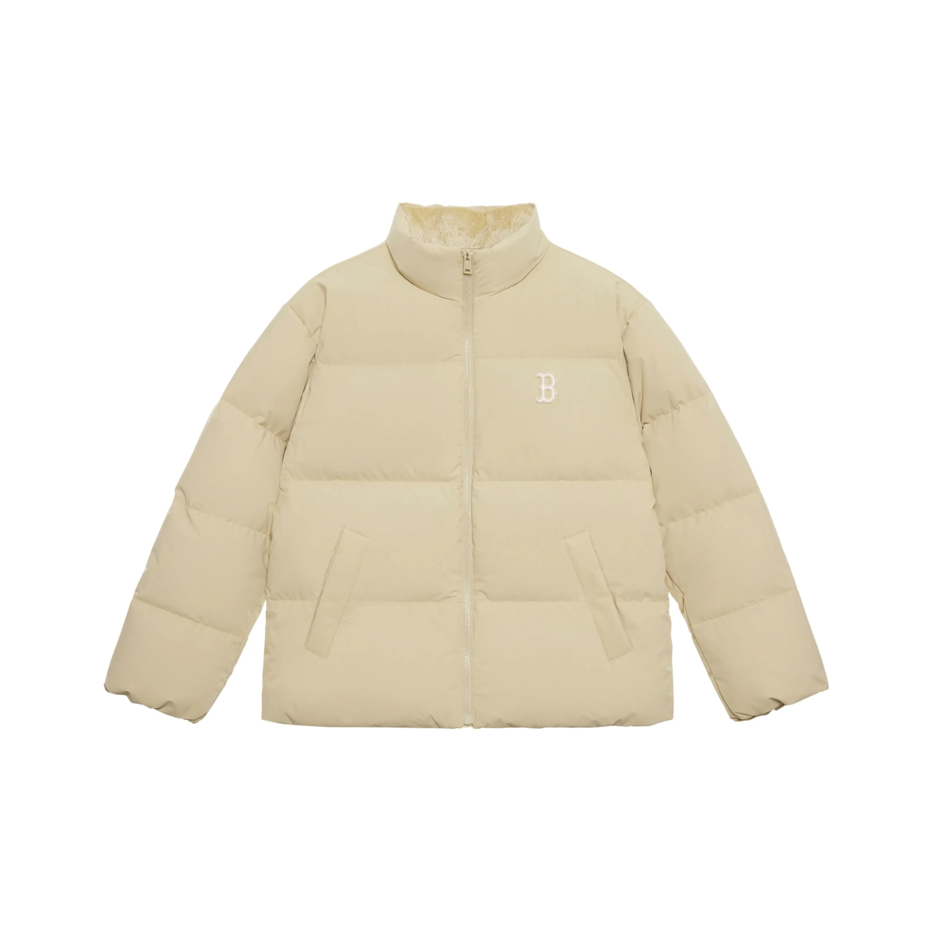 MLB Boston Red Sox Basic Collection FW24 Пуховик Унисекс Песочно-коричневый