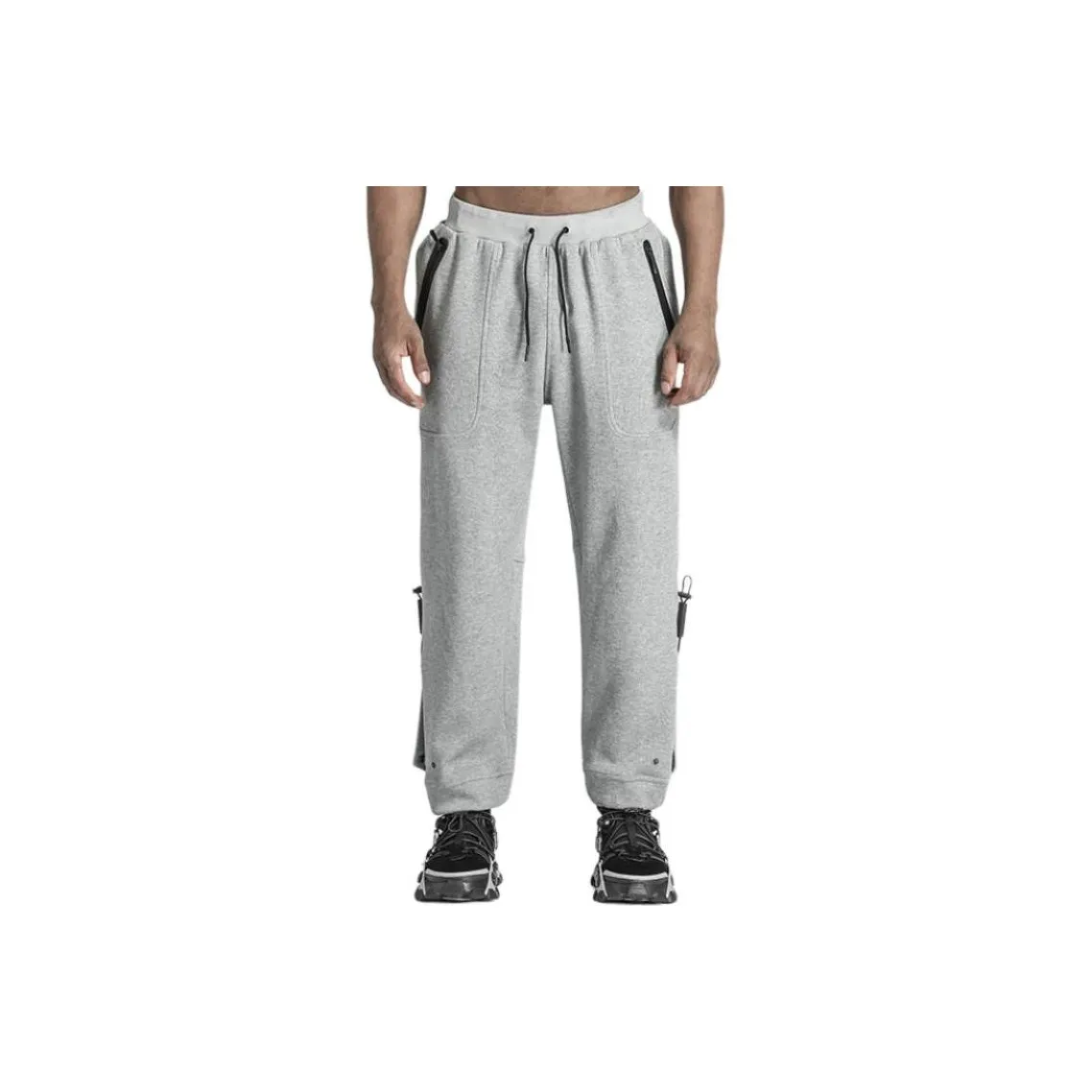 NORVINCY Western Trendy Elastic Cuff Knitted Training Pants Unisex NORVINCY Западный Модный Эластичные Манжеты Вязаные Тренировочные Штаны Унисекс