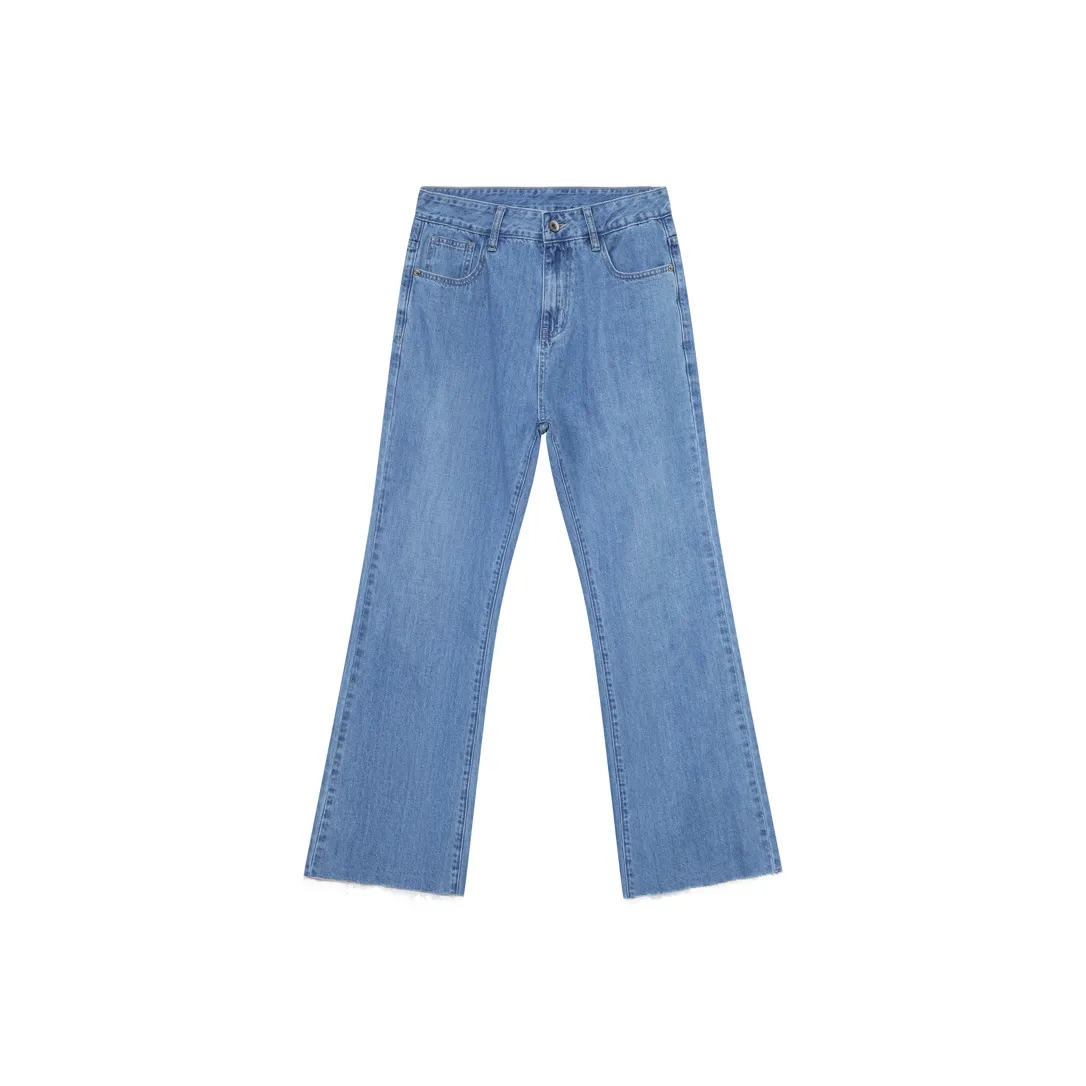 Voguo Relay Mid Rise Jeans Loose Straight leg Unisex Very Peri Color