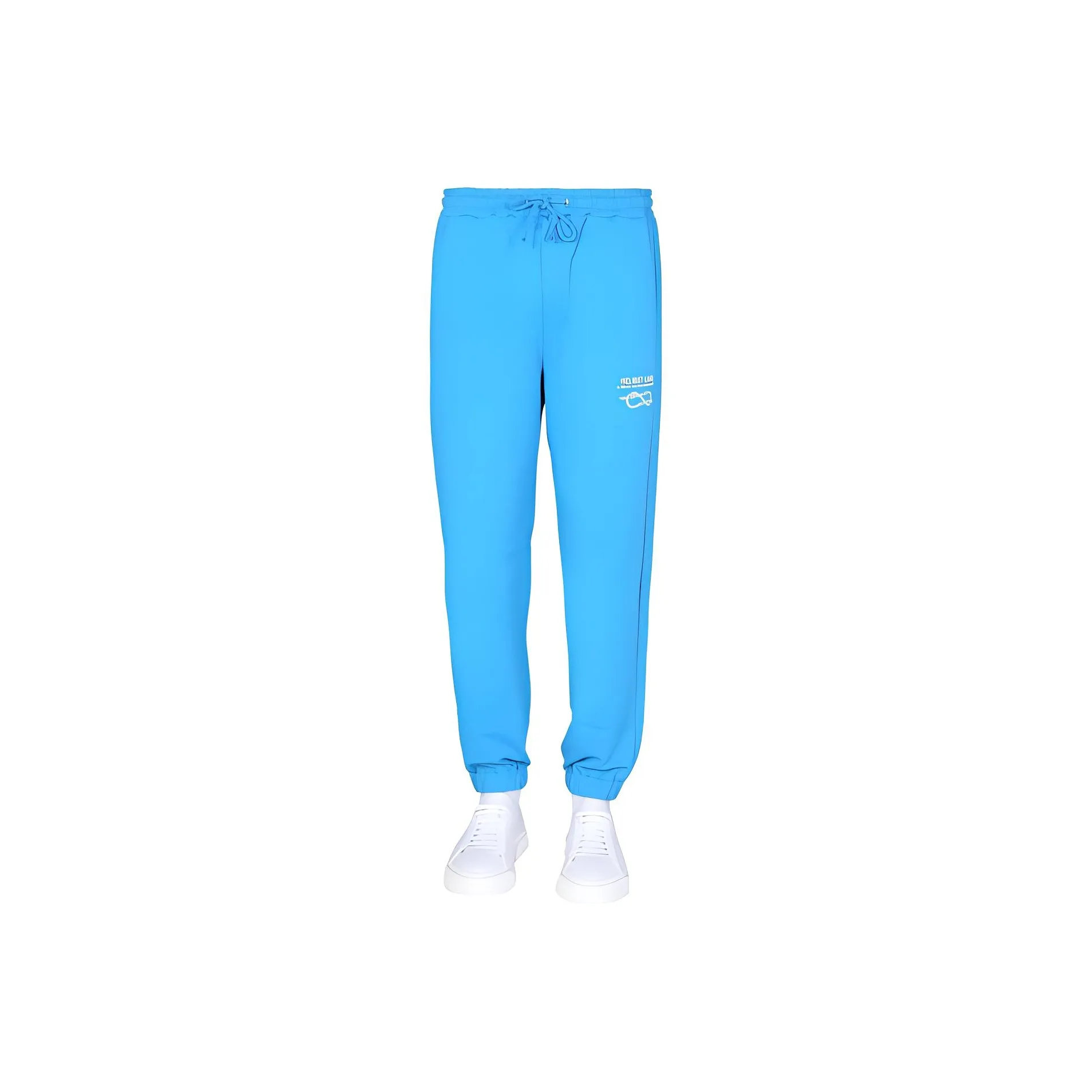 Helmut Lang Logo Printed Elastic Waist Jogging Pants