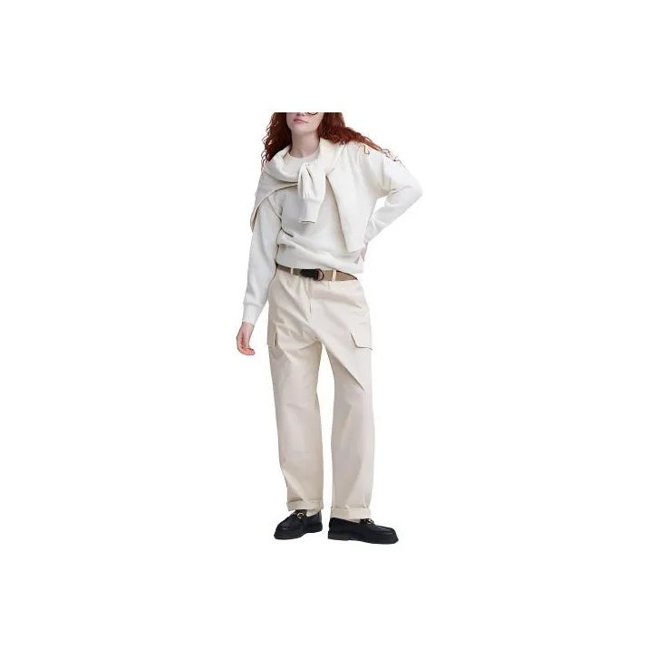 UNIQLO Айвори Мужские Карго Брюки