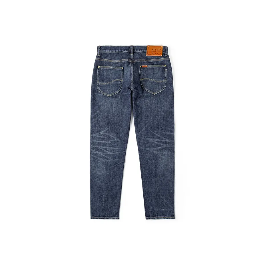 Lee совместный модель FW24 Джинсы Мужские Средне-темно-синий
