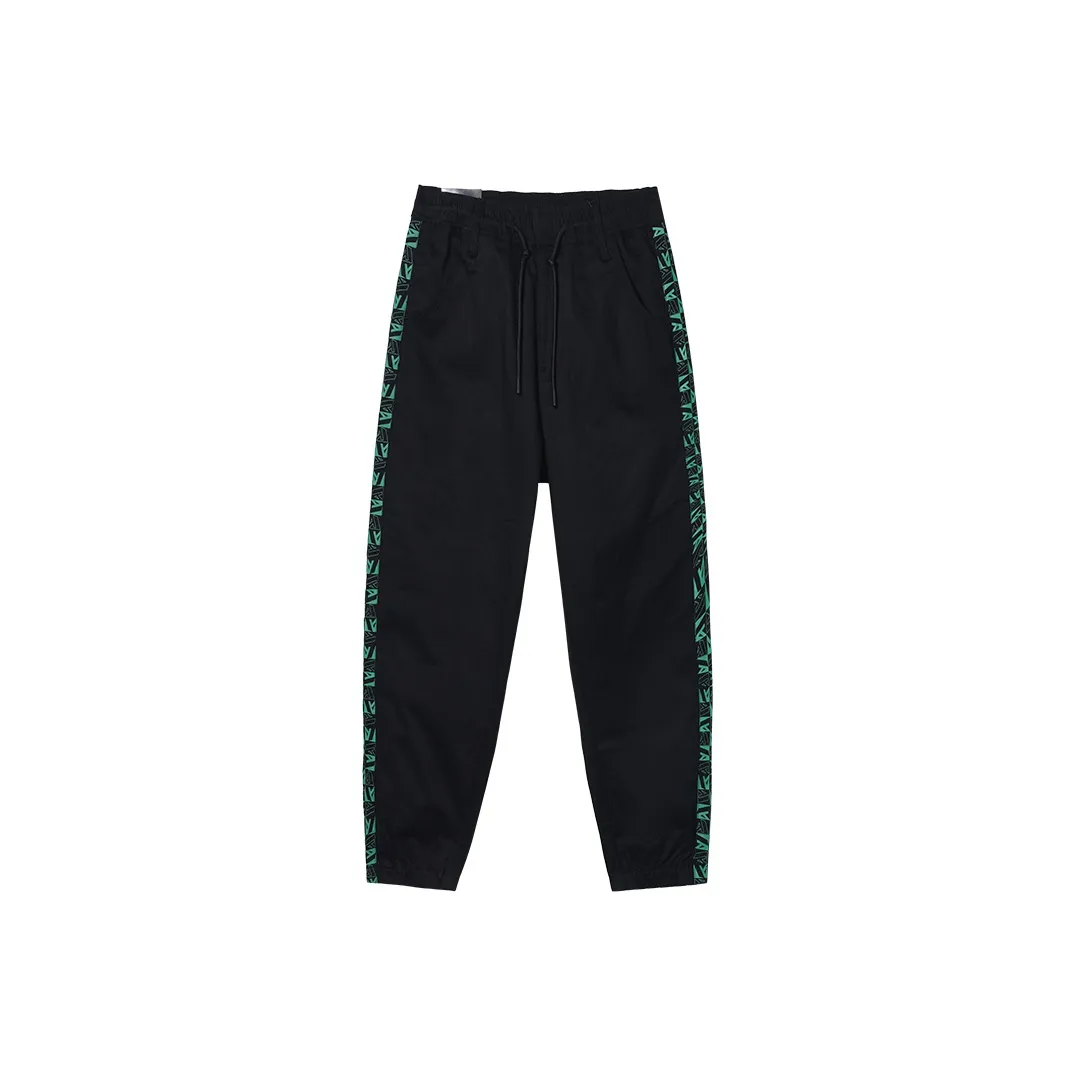 ABLE JEANS Штаны с манжетами Повседневные брюки Унисекс Черный