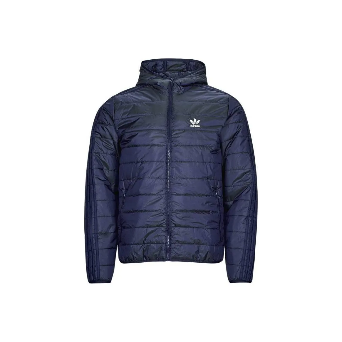 Adidas Padded Hooded Puffer Jacket Jackets Coats Men's Blue