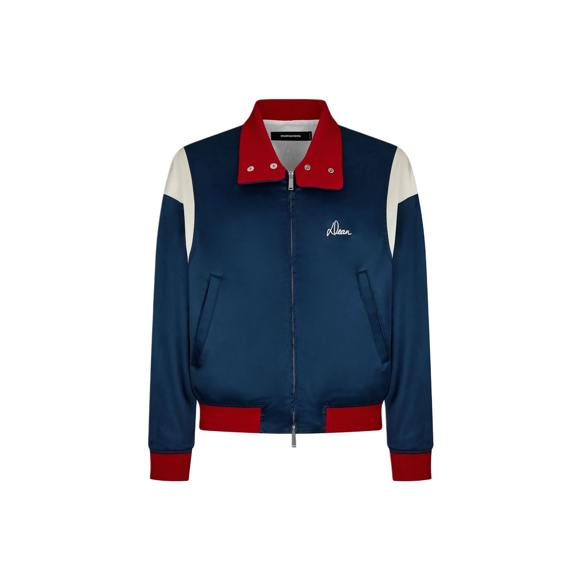 Dsquared2 Logo Embroidered High Neck Jacket