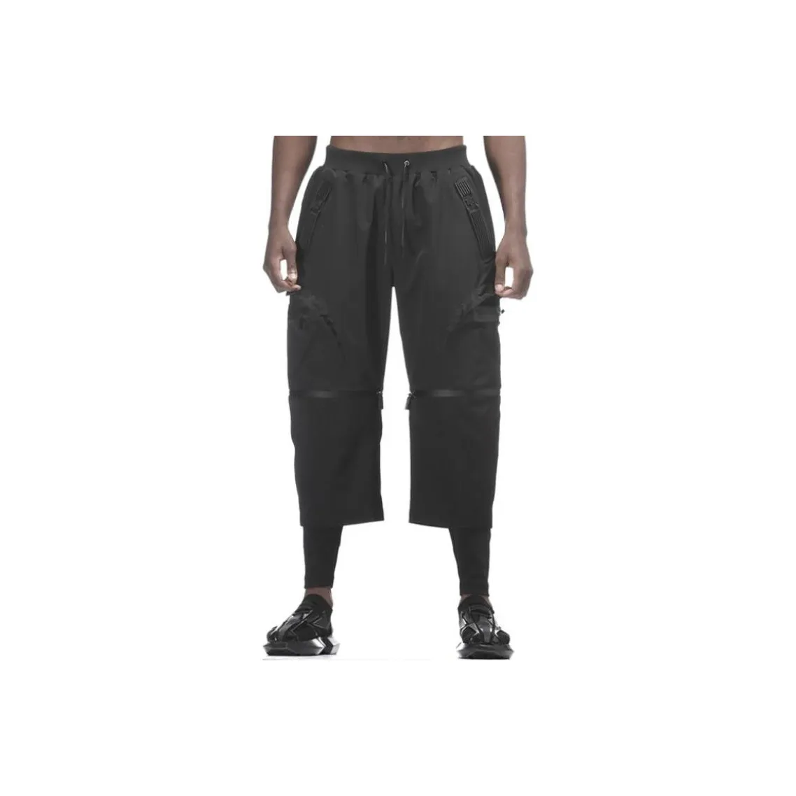 NORVINCY Western Outdoor Cycling Knitted Sweatpants Unisex Black