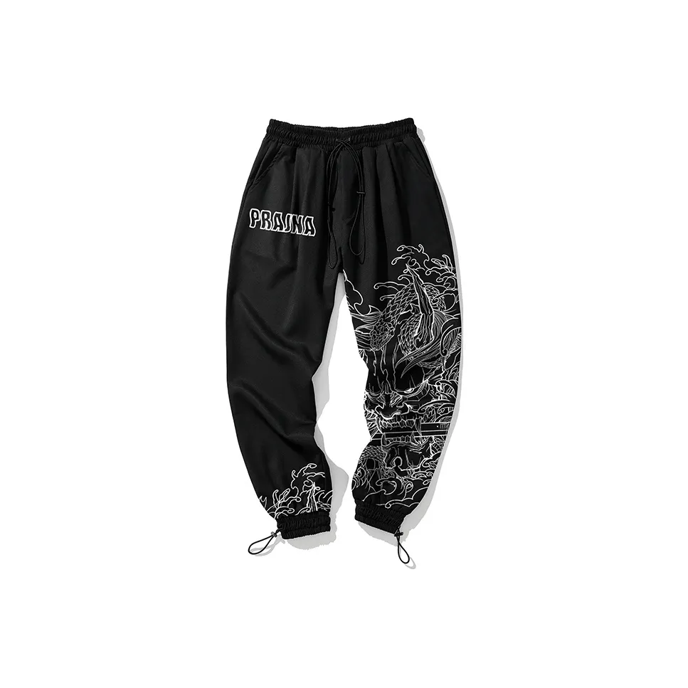 SANSYAS Повседневные брюки Мужские Черные