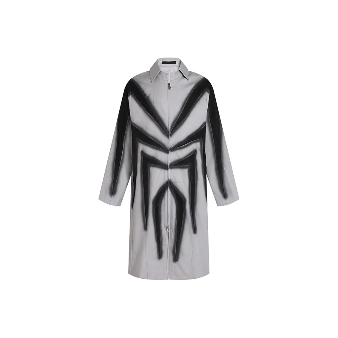 DND4DES Trench Coat Unisex Gray