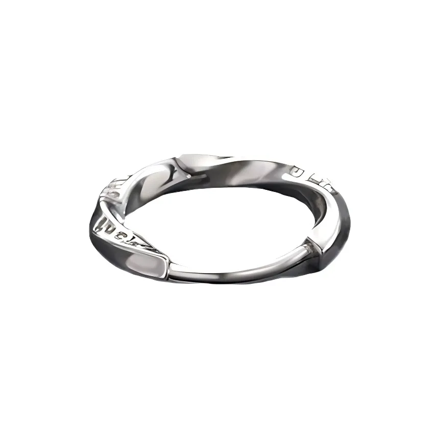 GUDUD Titanium Steel Unique Design Hoop Earrings For Men Unisex