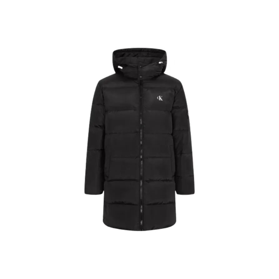 CALVIN KLEIN Хлопковый пуховик Мужской Черный