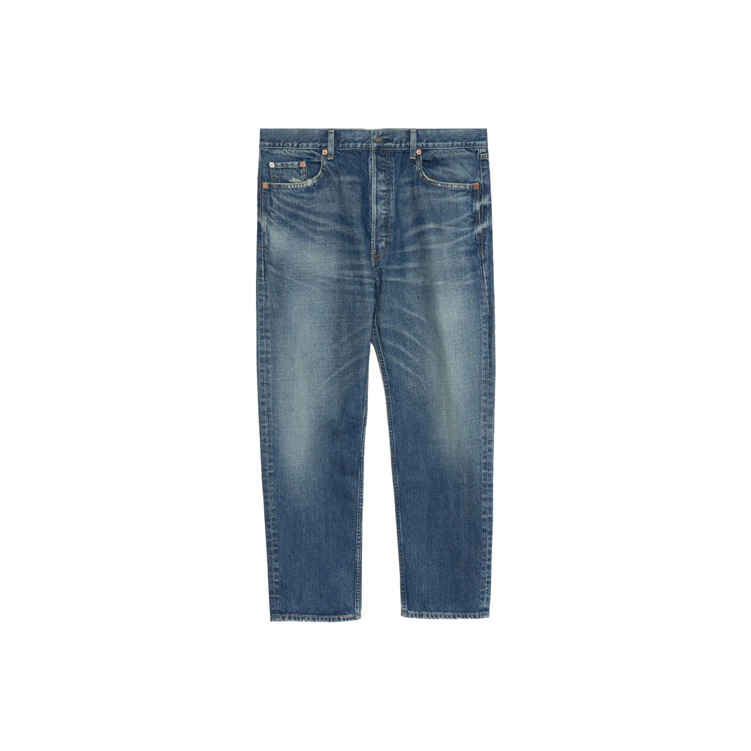 SAINT LAURENT Mick Logo Patch Jeans