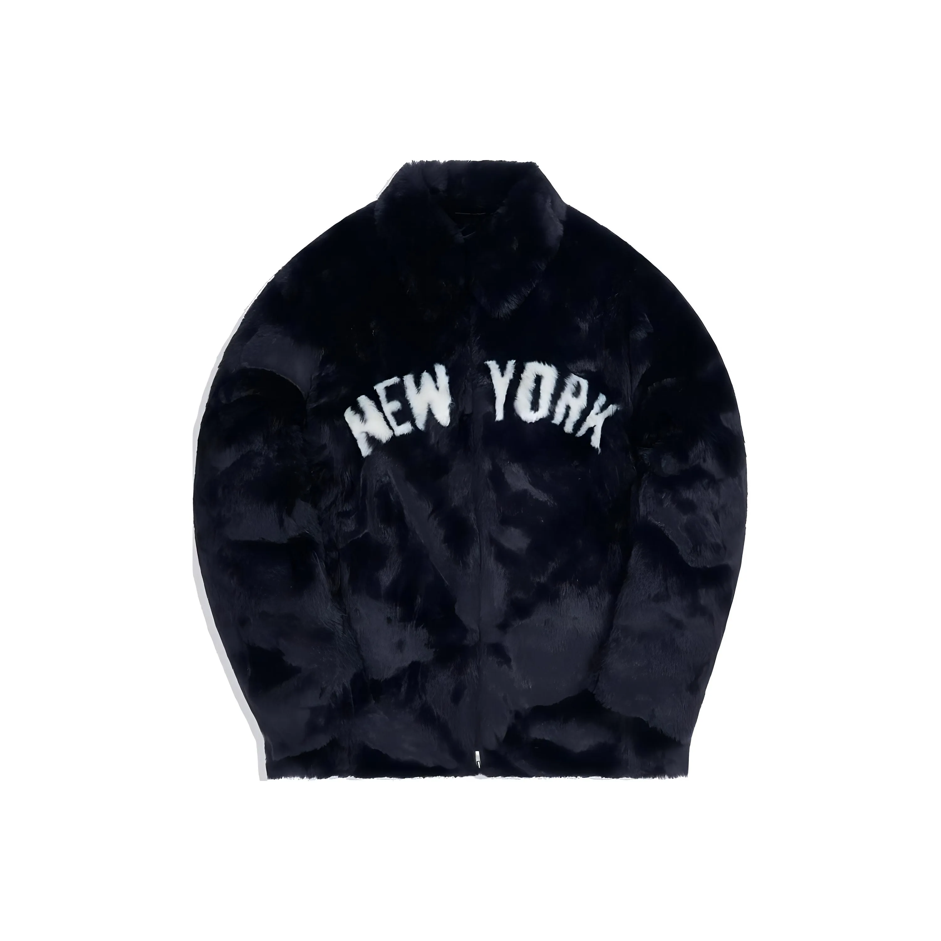 KITH For Major League Baseball New York Yankees Faux Fur Coaches Jacket