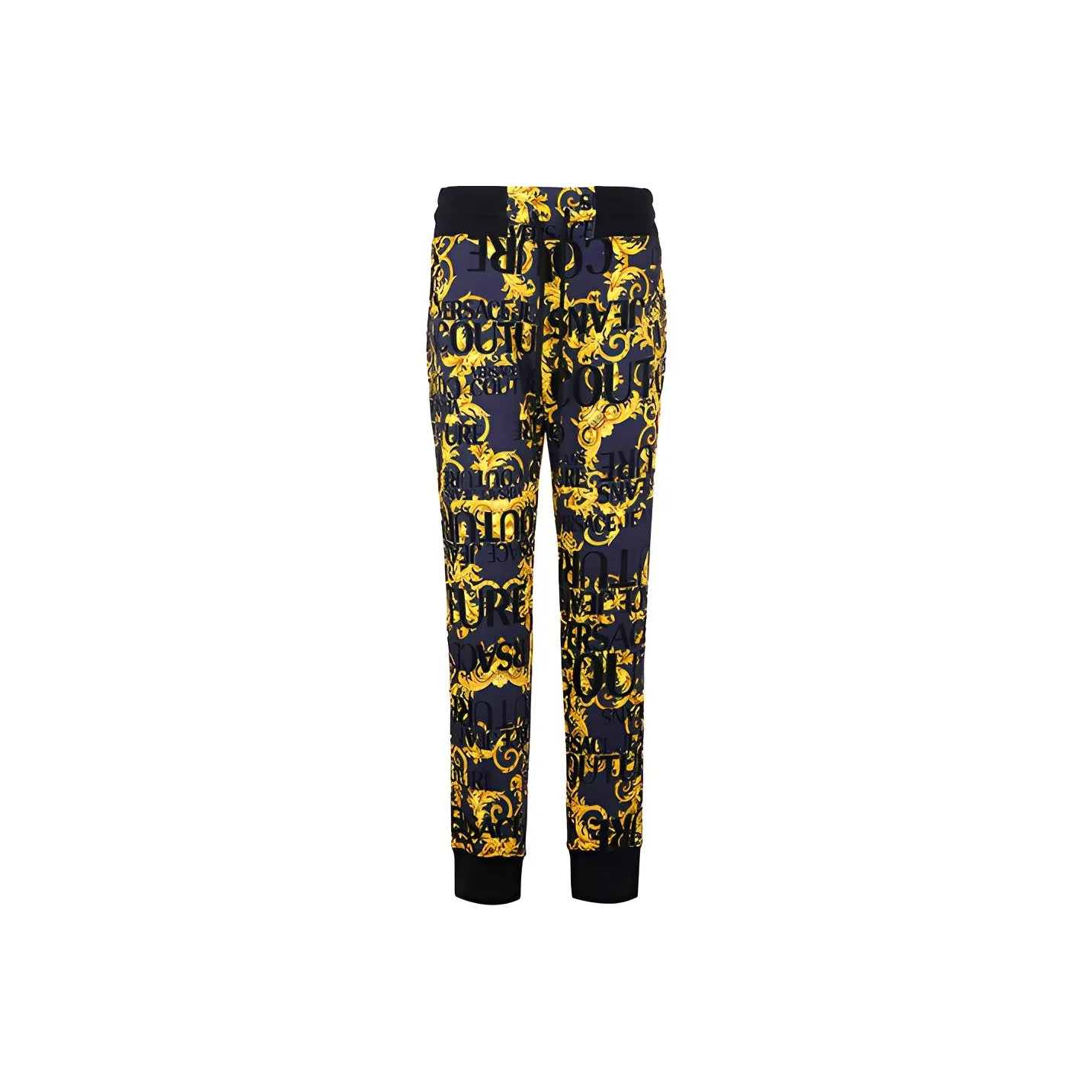 For Avenue Black Amy Leather Look Ponte Pants Sports Pants Men's Yellow