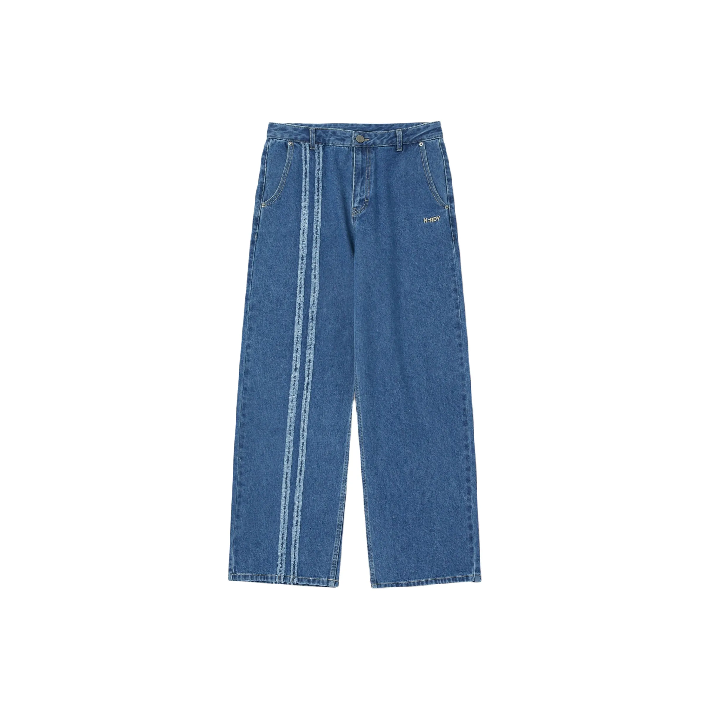 Nerdy Синие Унисекс Джинсы