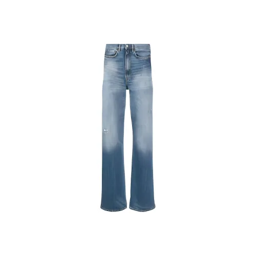 ACNE STUDIOS Мужские джинсы синего цвета