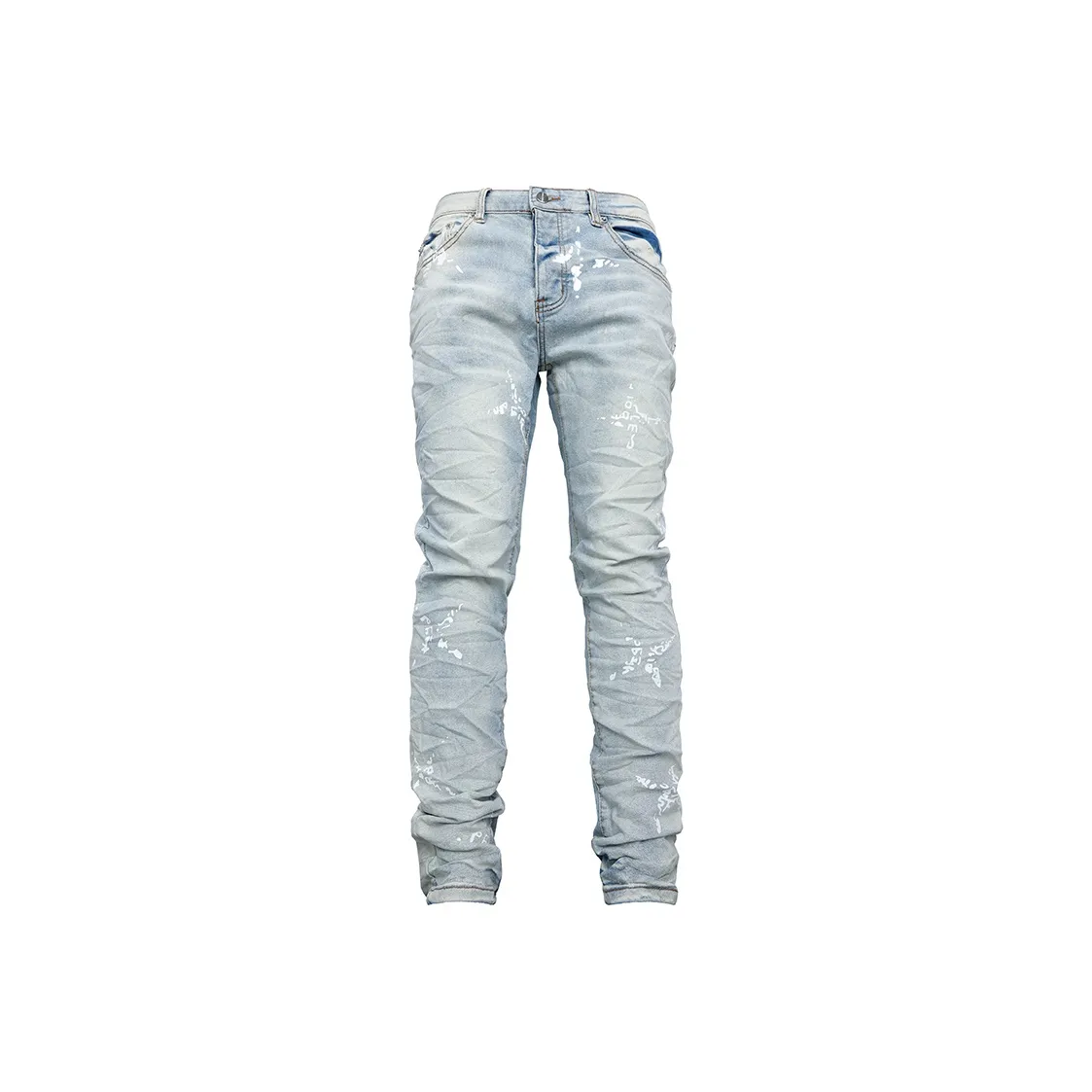 SOUTHTEENAGER Джинсы Мужские Светло-Синие
