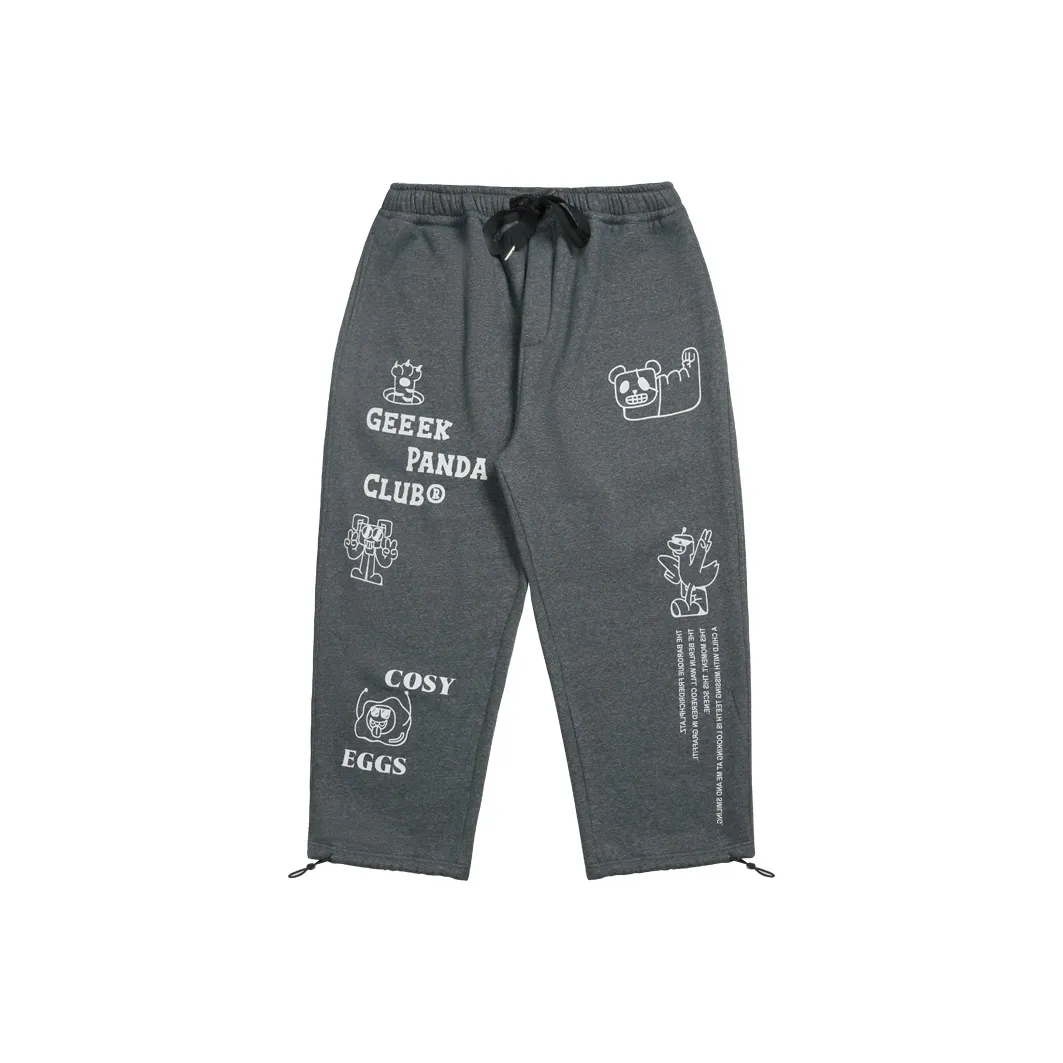 WAYNEXZAVIER Штаны с манжетами Утолщенные Повседневные Брюки Мужские