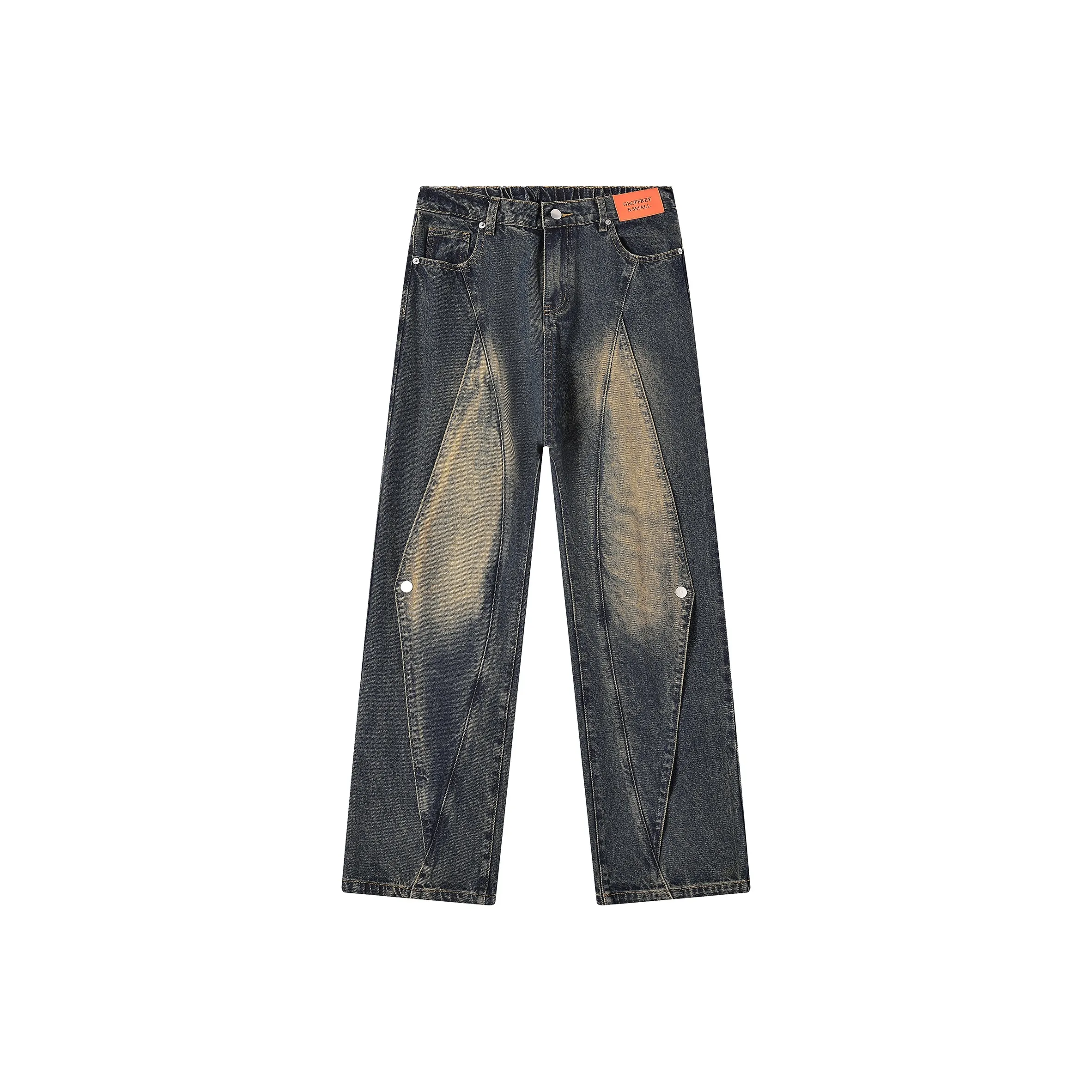 GEOFFREY B. SMALL Джинсы Унисекс Винтаж Синий