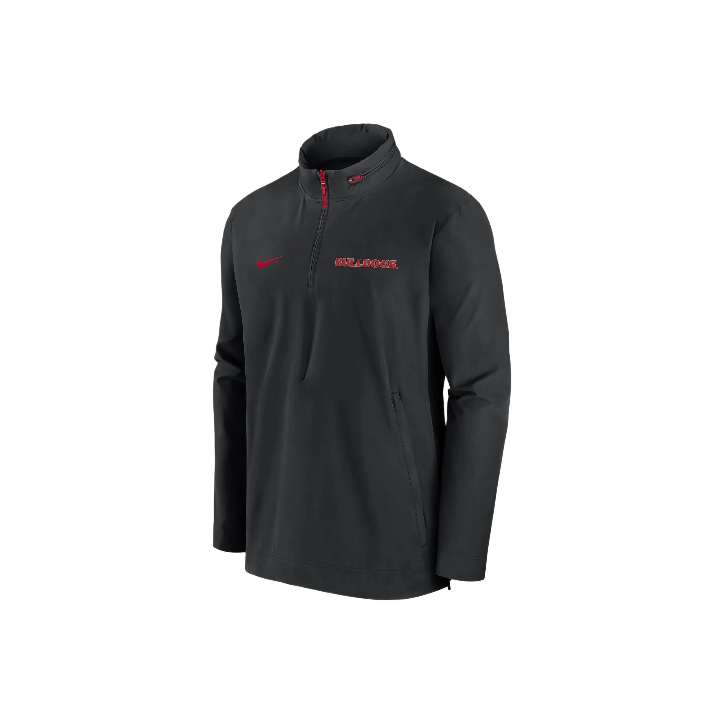 Nike Georgia Bulldogs Sideline Coach Men's Nike College 1/2 Zip Hooded Jacket