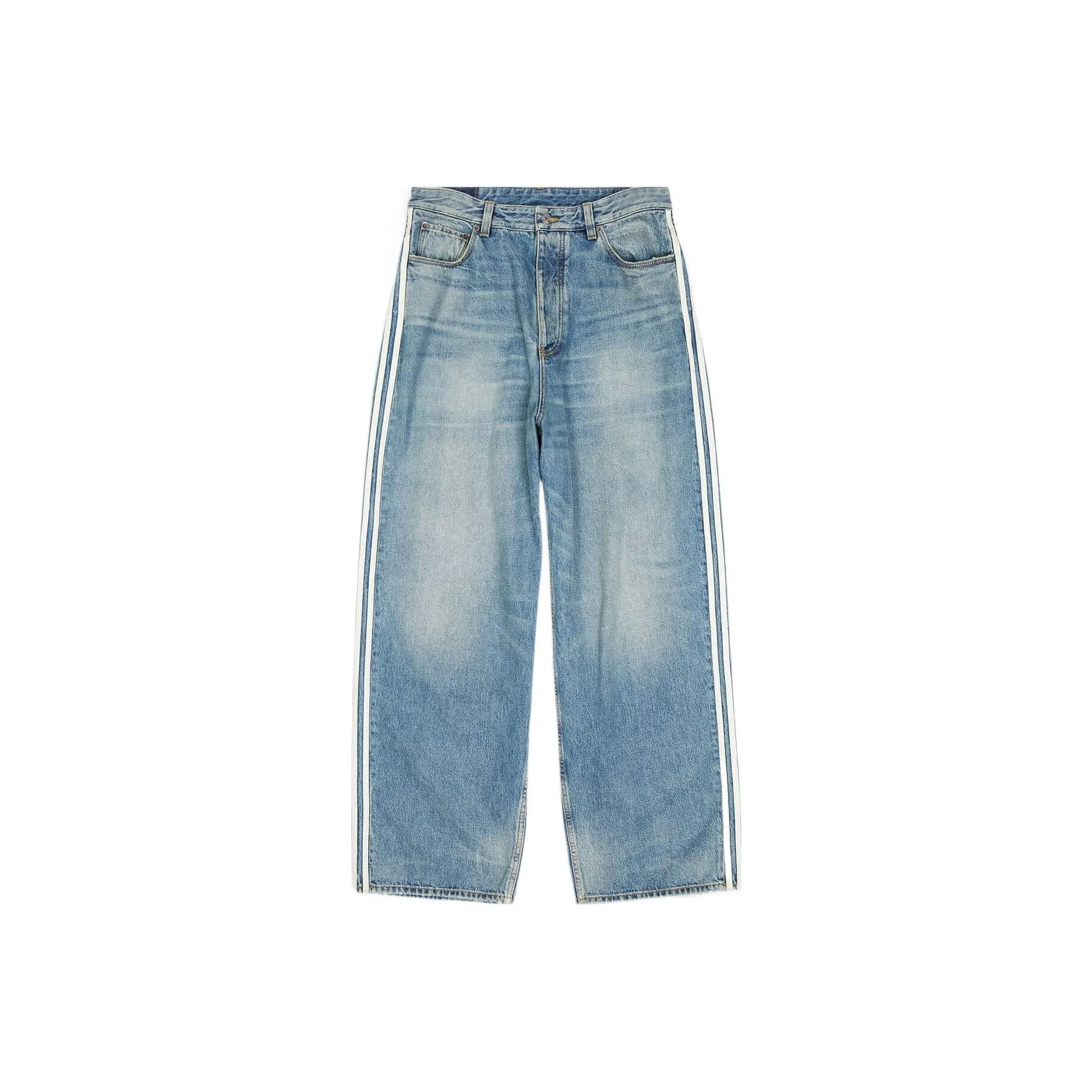 Balenciaga X Adidas Large Denim Baggy Pants