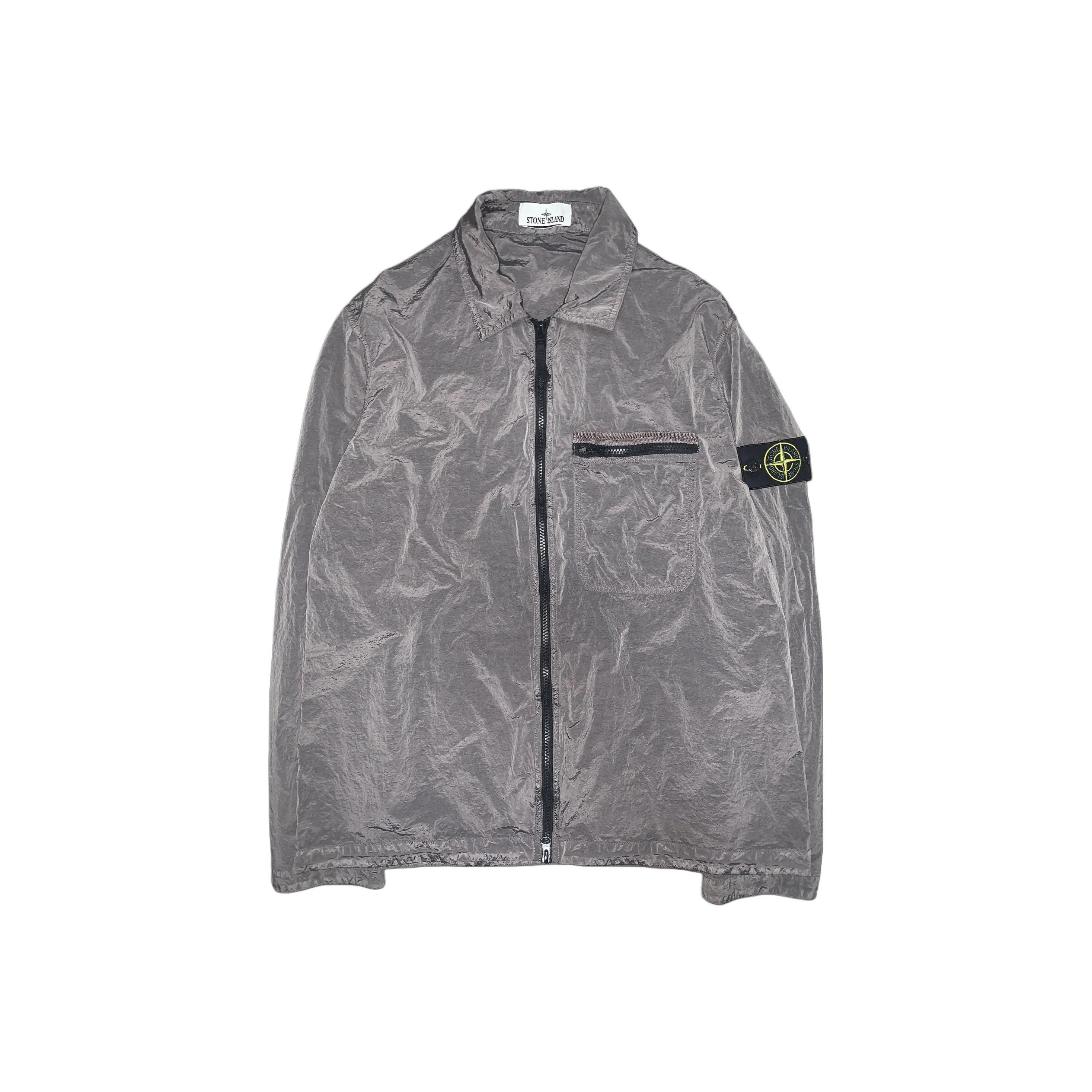 STONE ISLAND Zip up Shirt Jacket