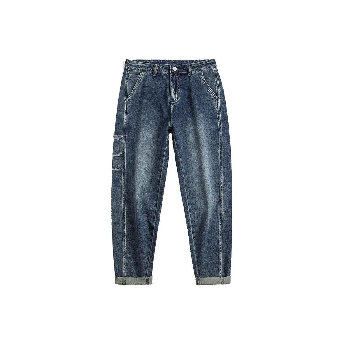 Jeep SS24 Джинсы Мужские Винтажные Синие