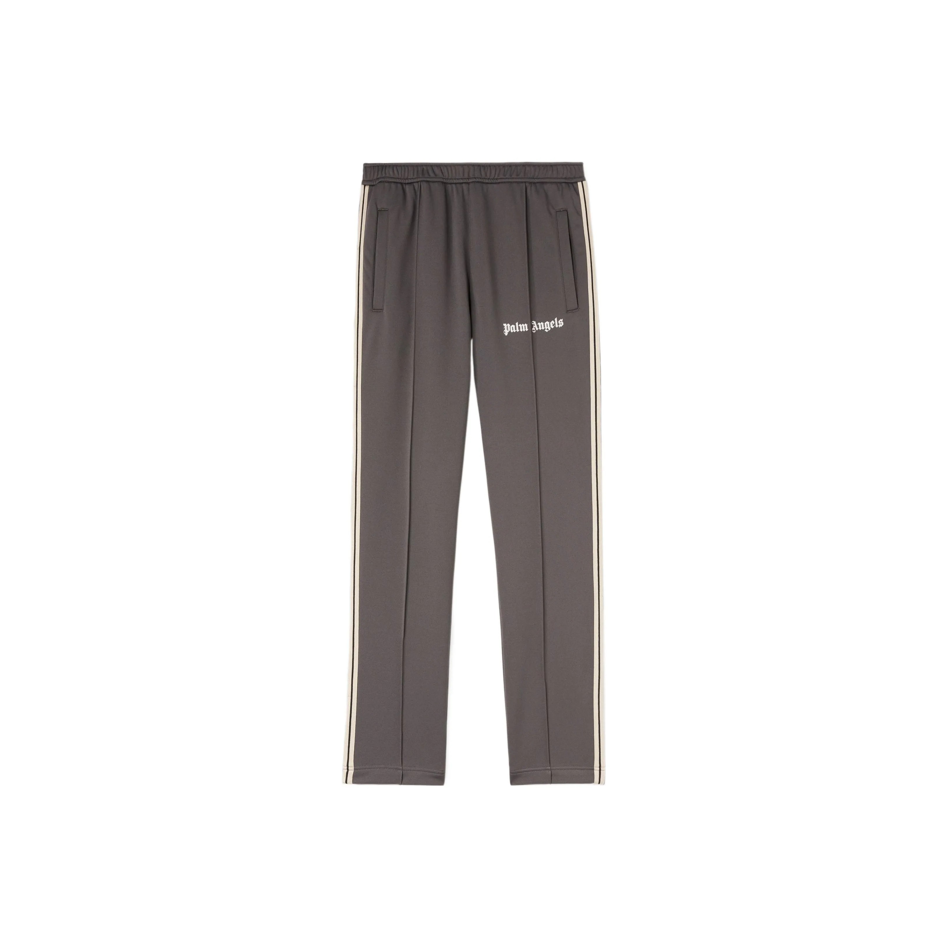 PALM ANGELS Knitted Sweatpants Men Dark Gray